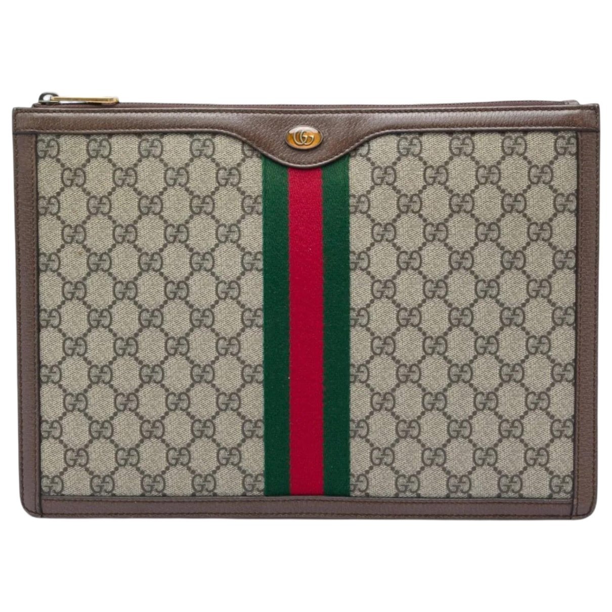 Ophidia cloth clutch bag