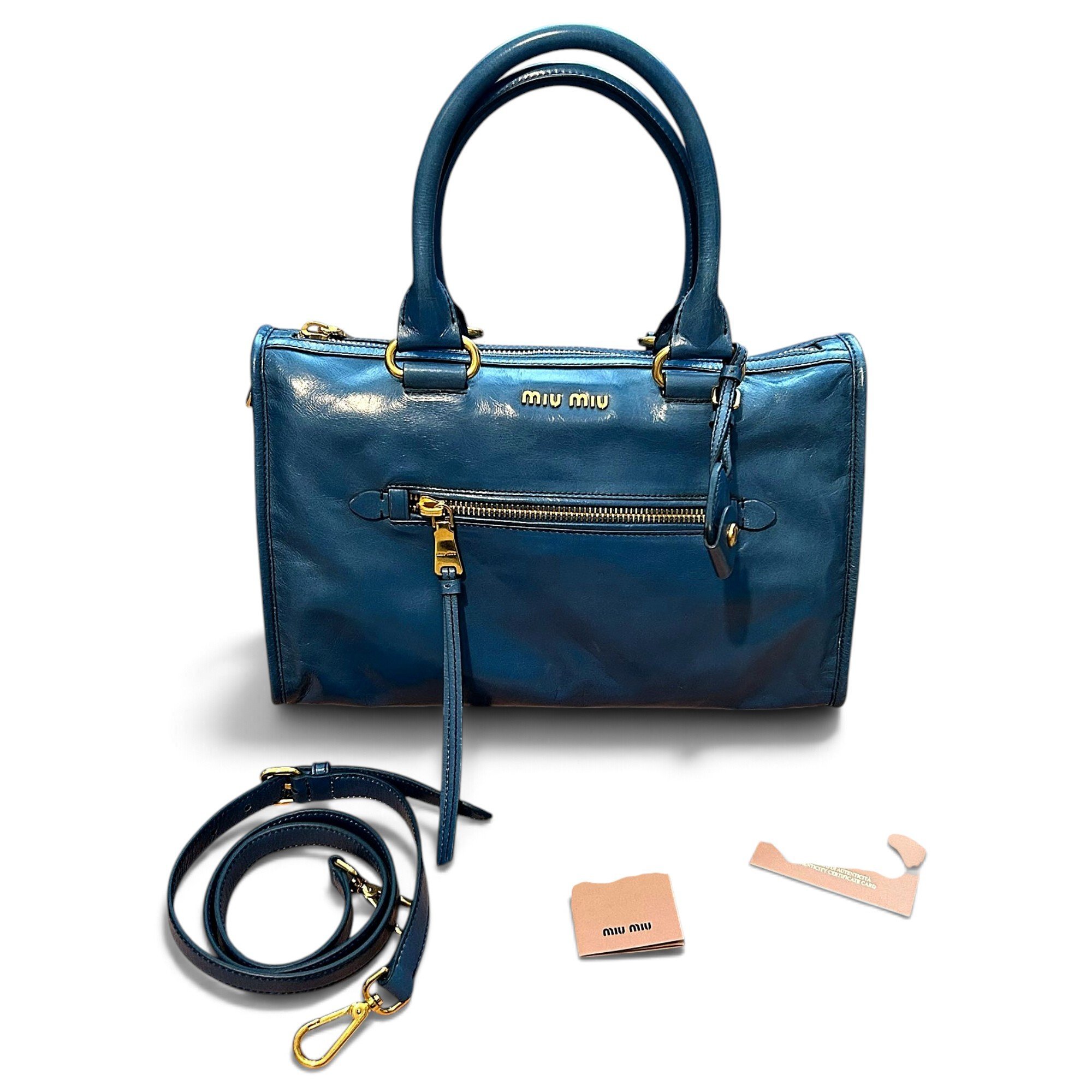 Vitello leather handbag
