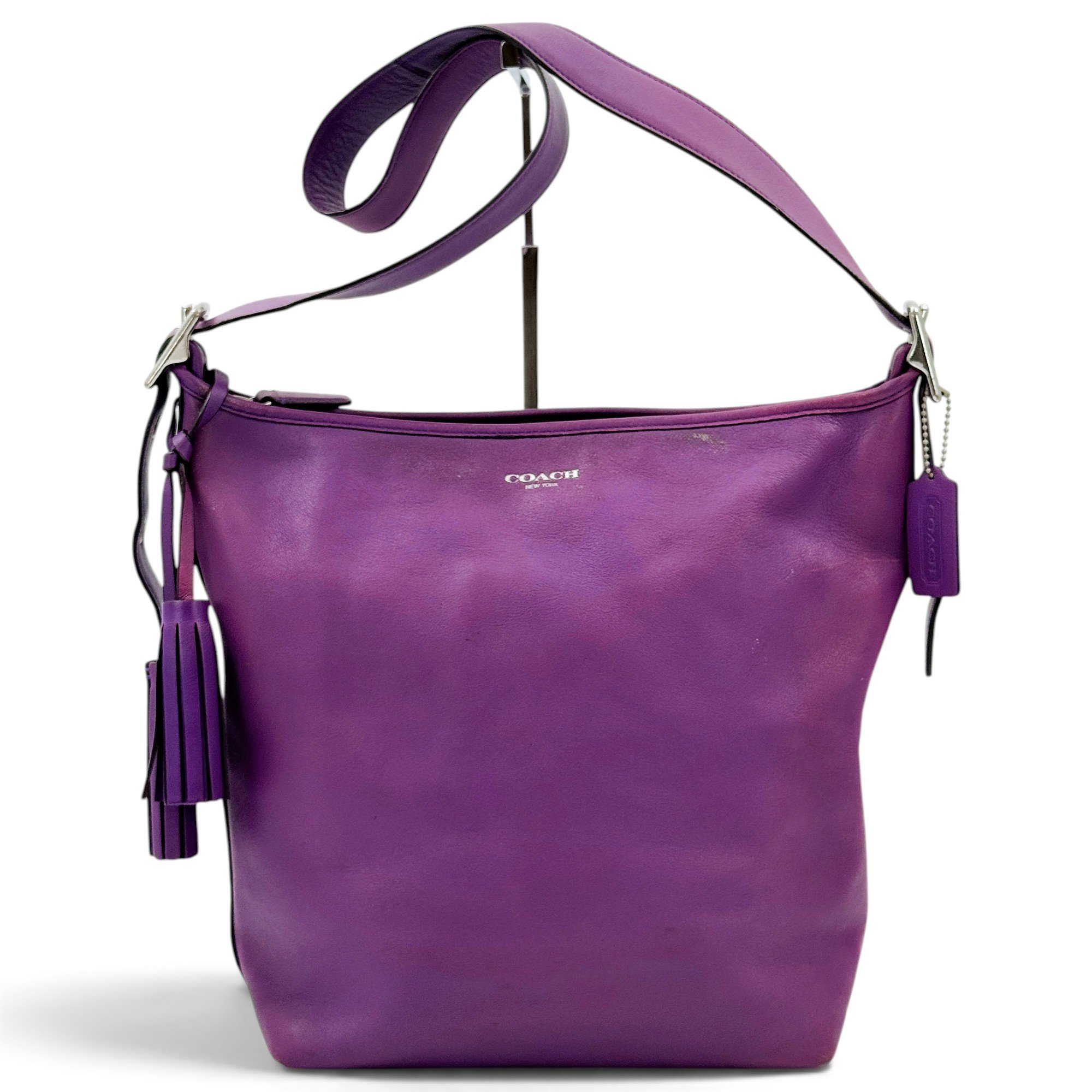 Coach Abby duffle leather handbag