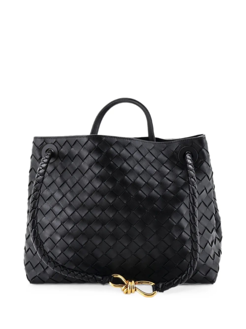 Andiamo Top Handle Bag Intrecciato Nappa Medium satchel