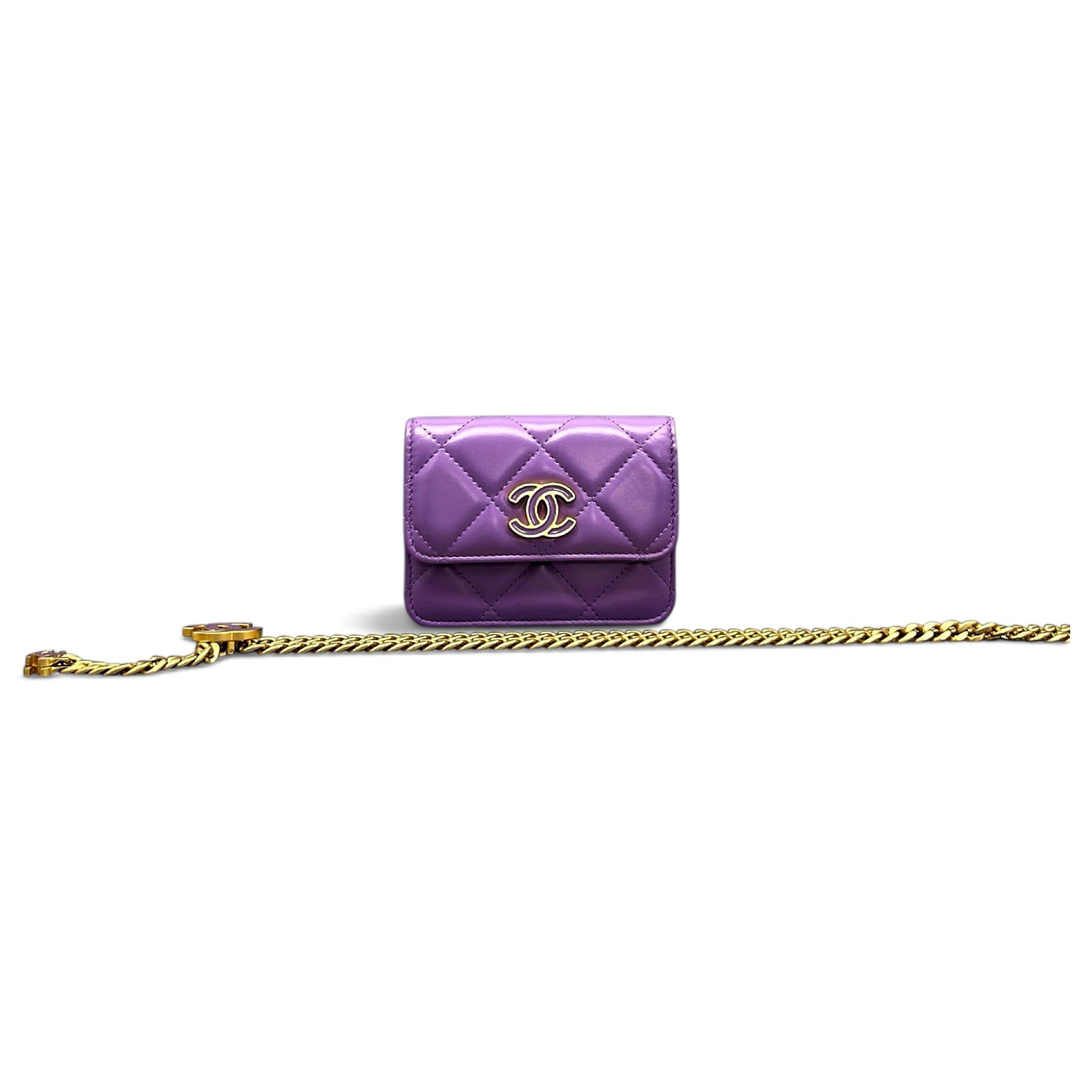 Wallet On Chain Timeless/Classique leather mini bag