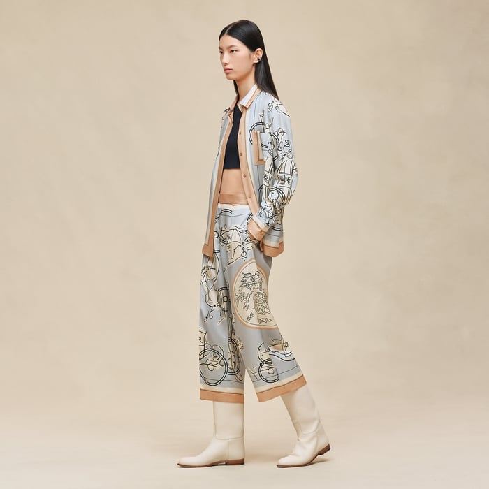 Gris Paruline "Ex-libris a Main Levee" Short Pants