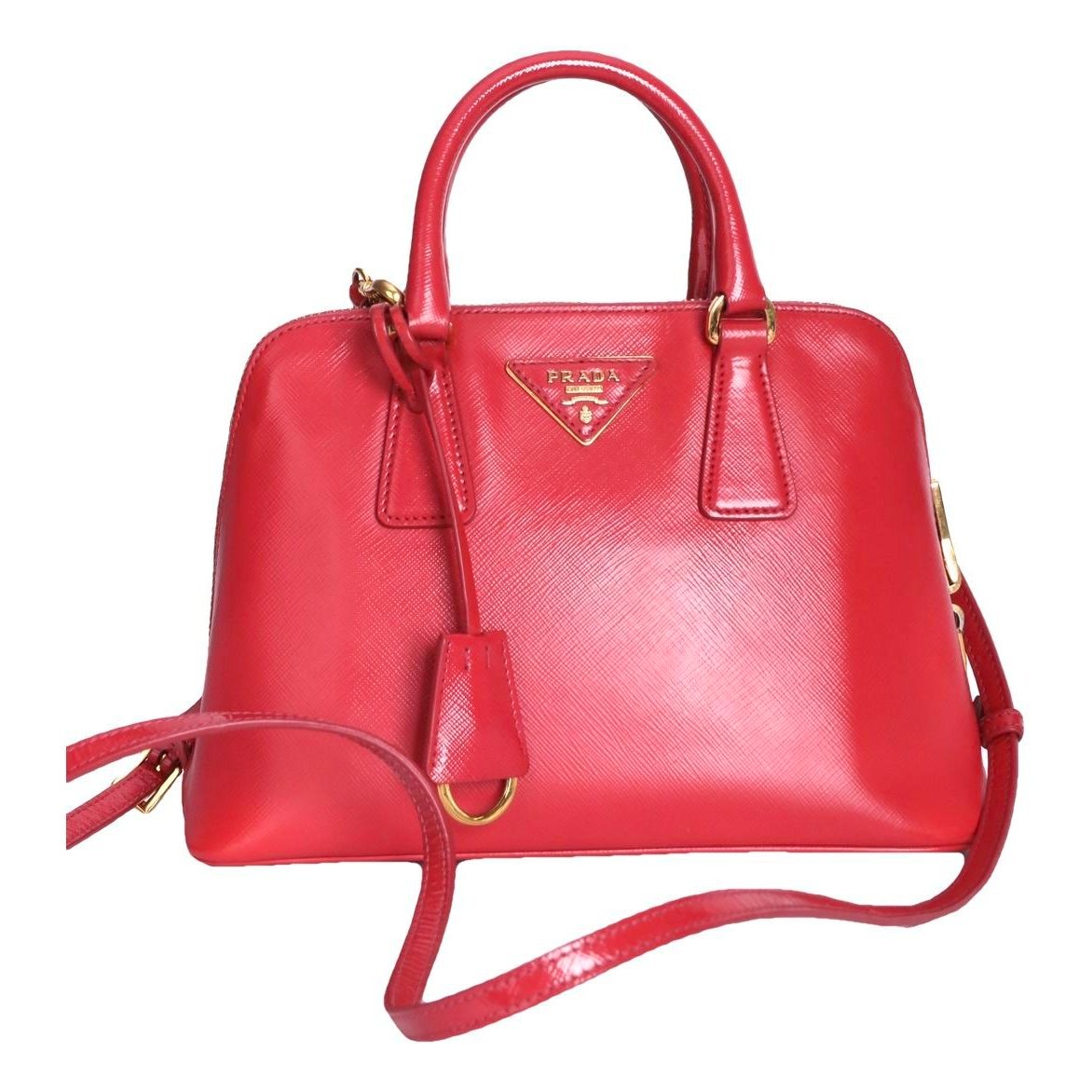 Promenade leather handbag