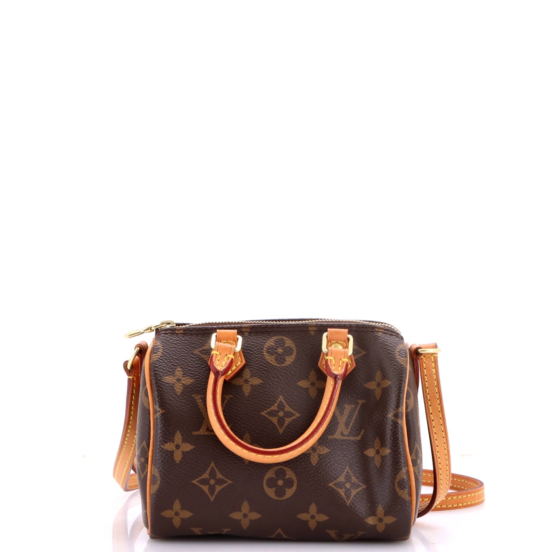 Speedy Bandouliere Bag Monogram Canvas Nano