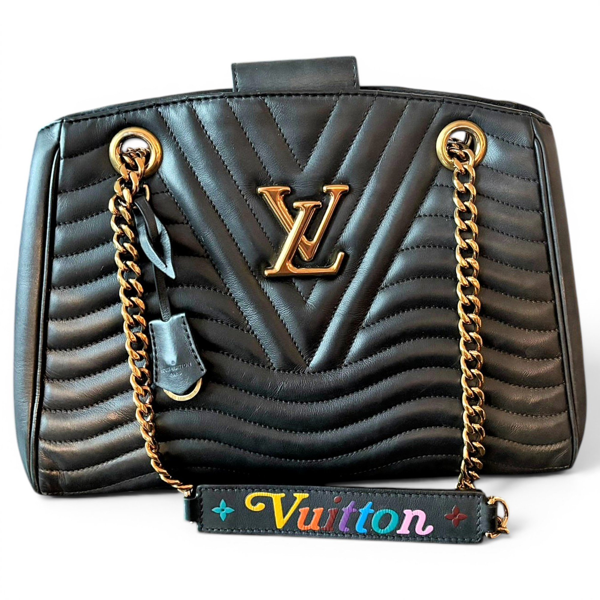 New Wave leather handbag