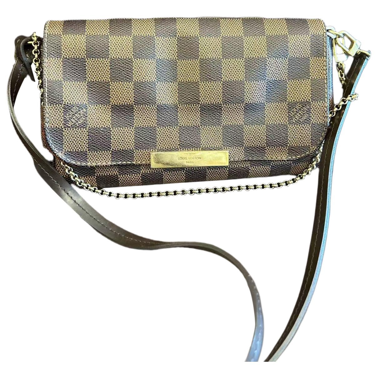 Favorite vinyl crossbody bag