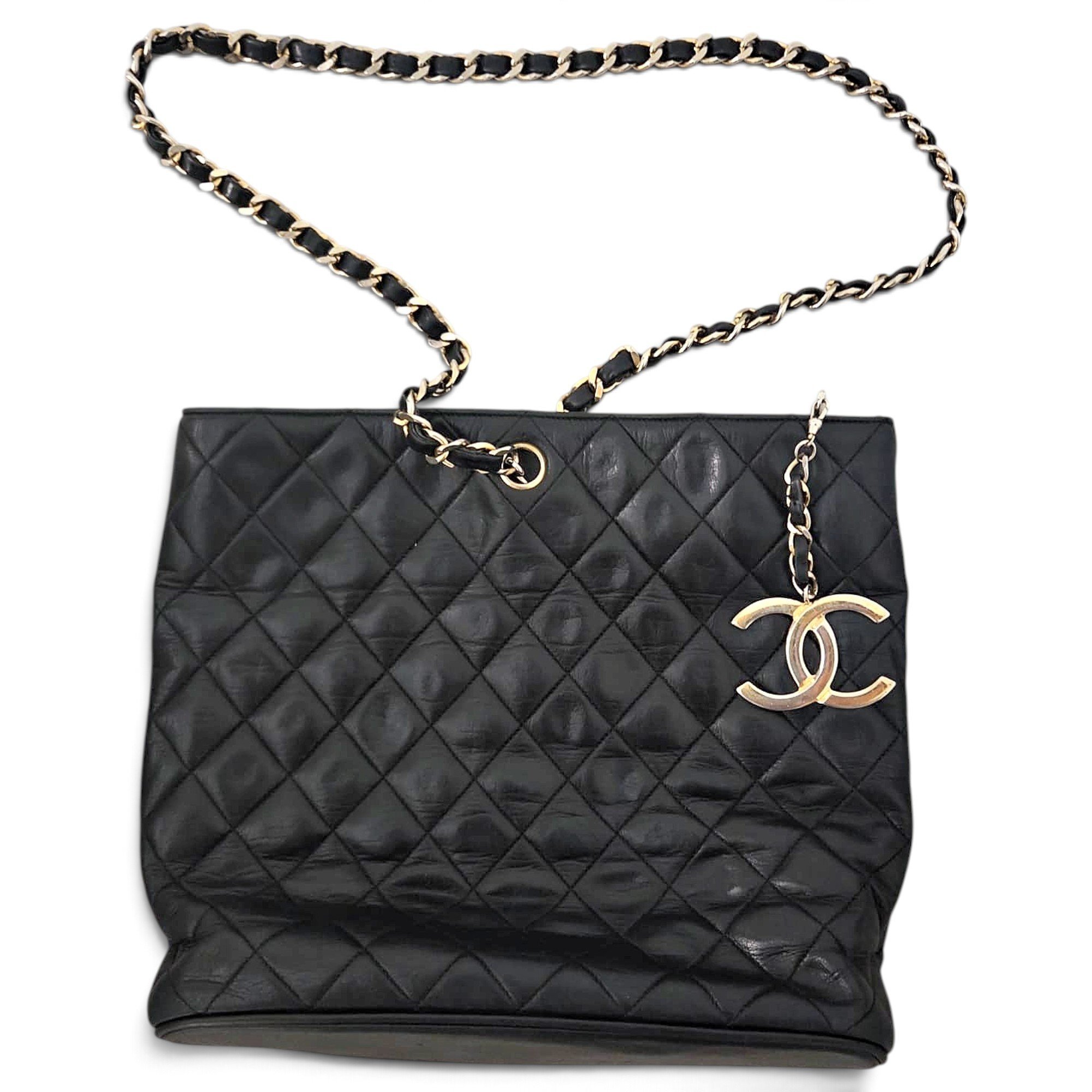 Leather tote
