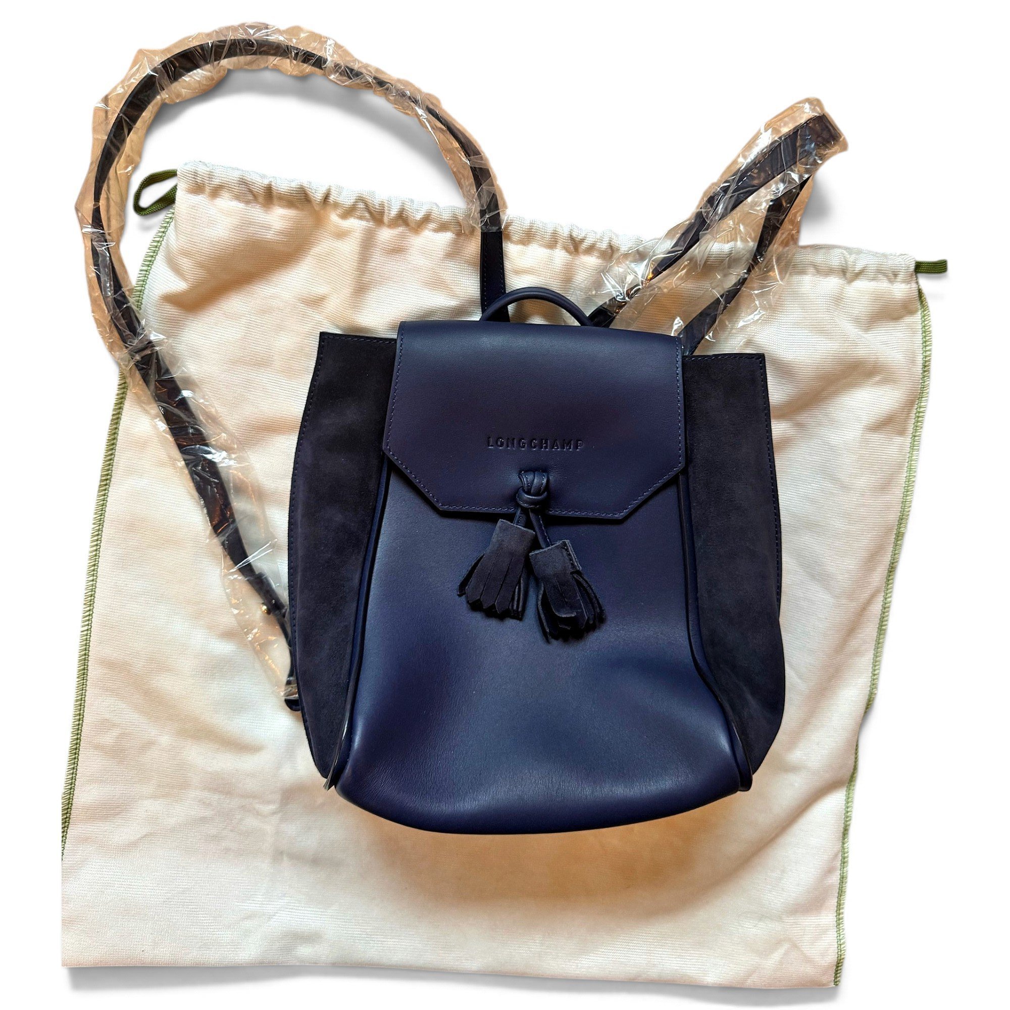 Leather backpack