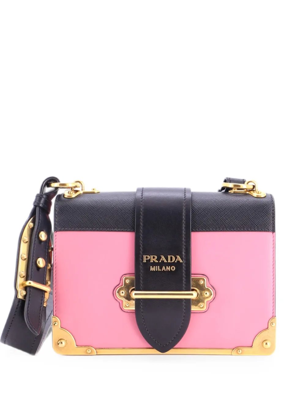 Cahier Leather and Saffiano Leather Small crossbody bag