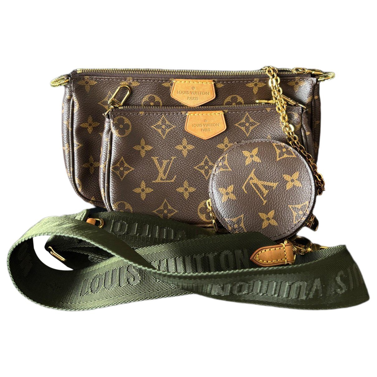 Multi Pochette Accessoires leather handbag