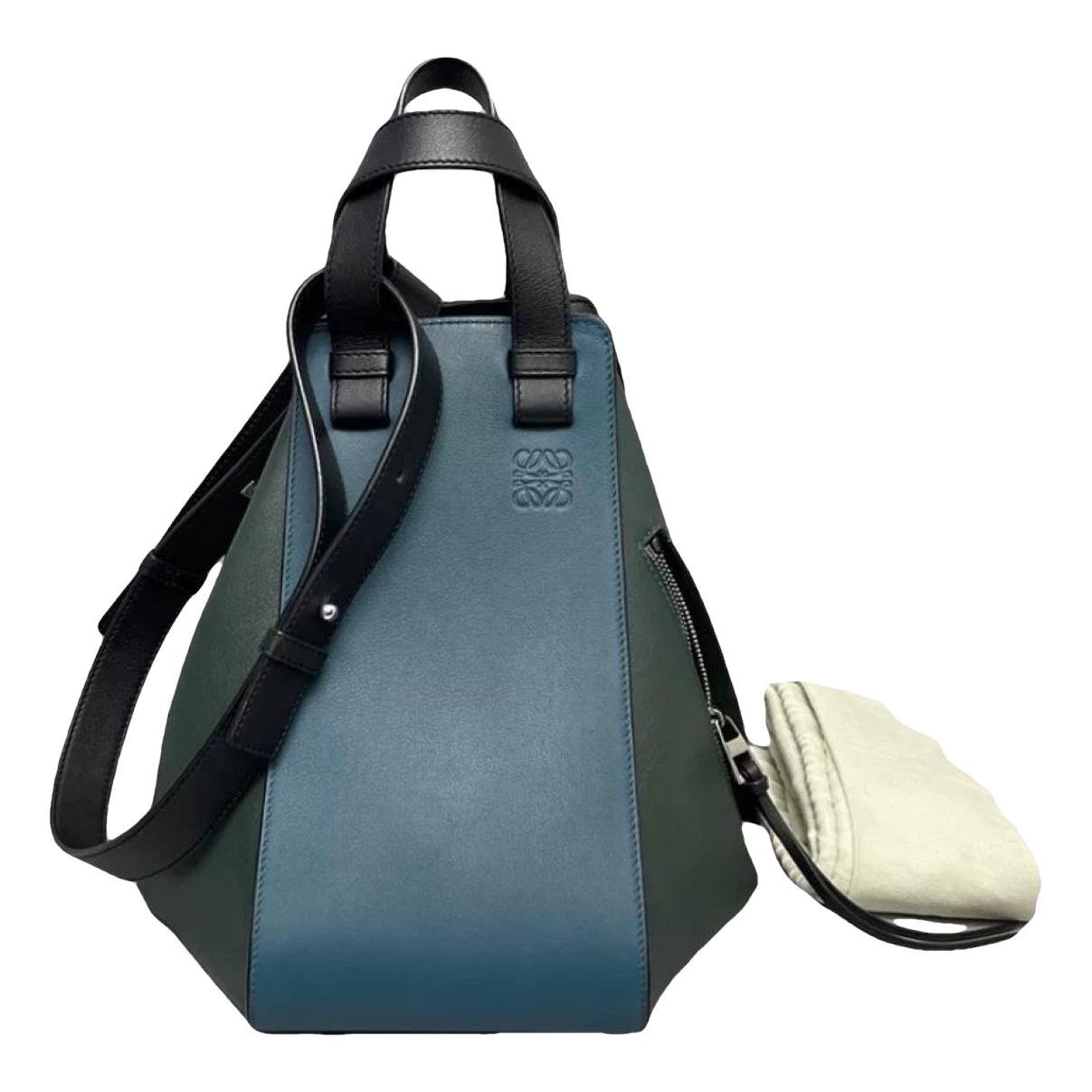 Hammock leather handbag