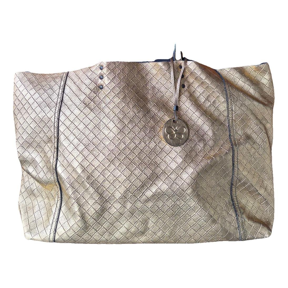 Parachute leather handbag
