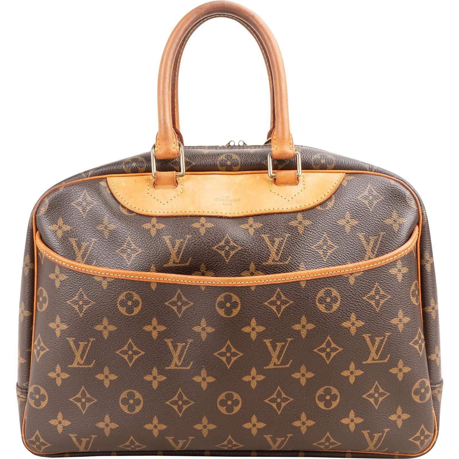 Louis Vuitton Deauville leather handbag