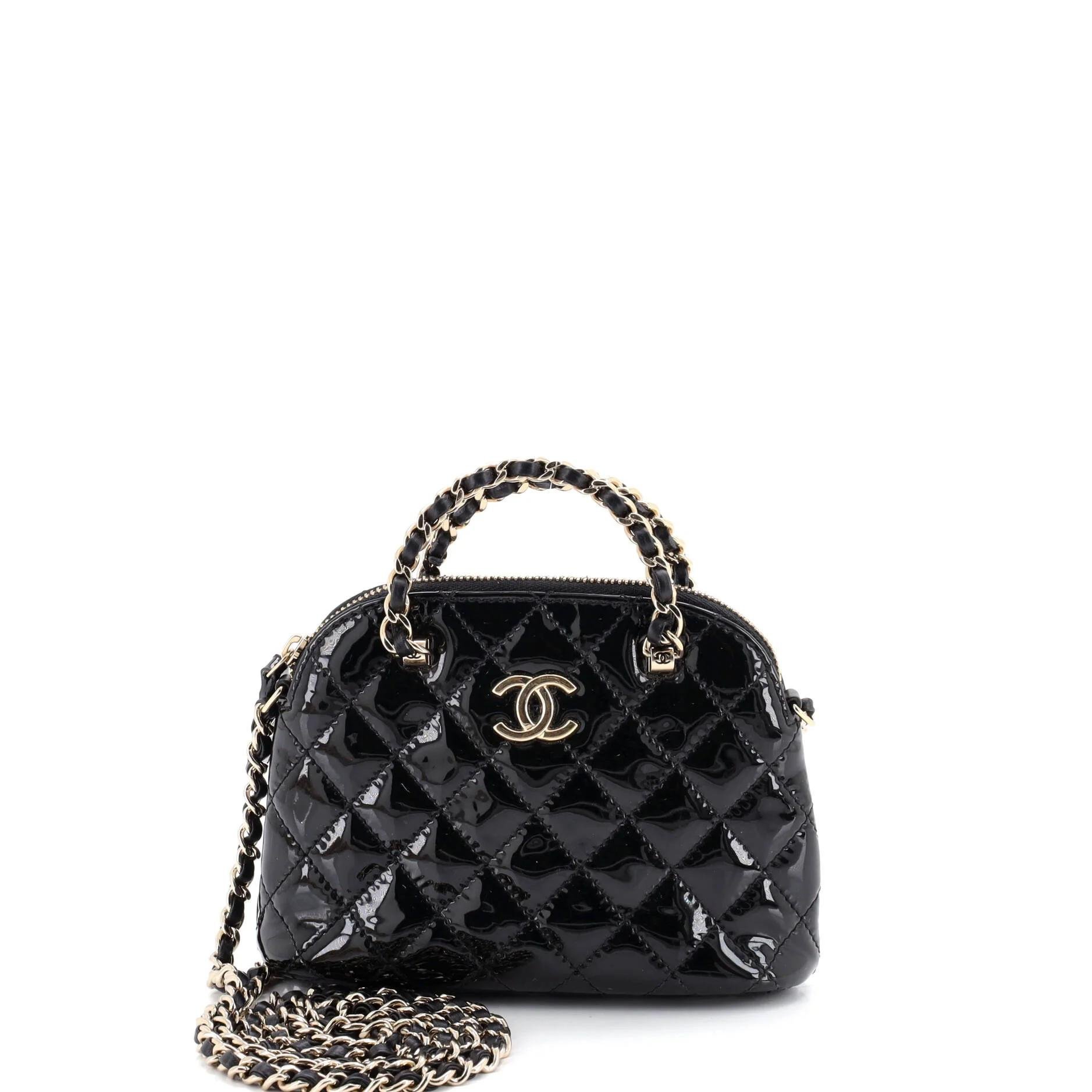 Patent leather crossbody bag