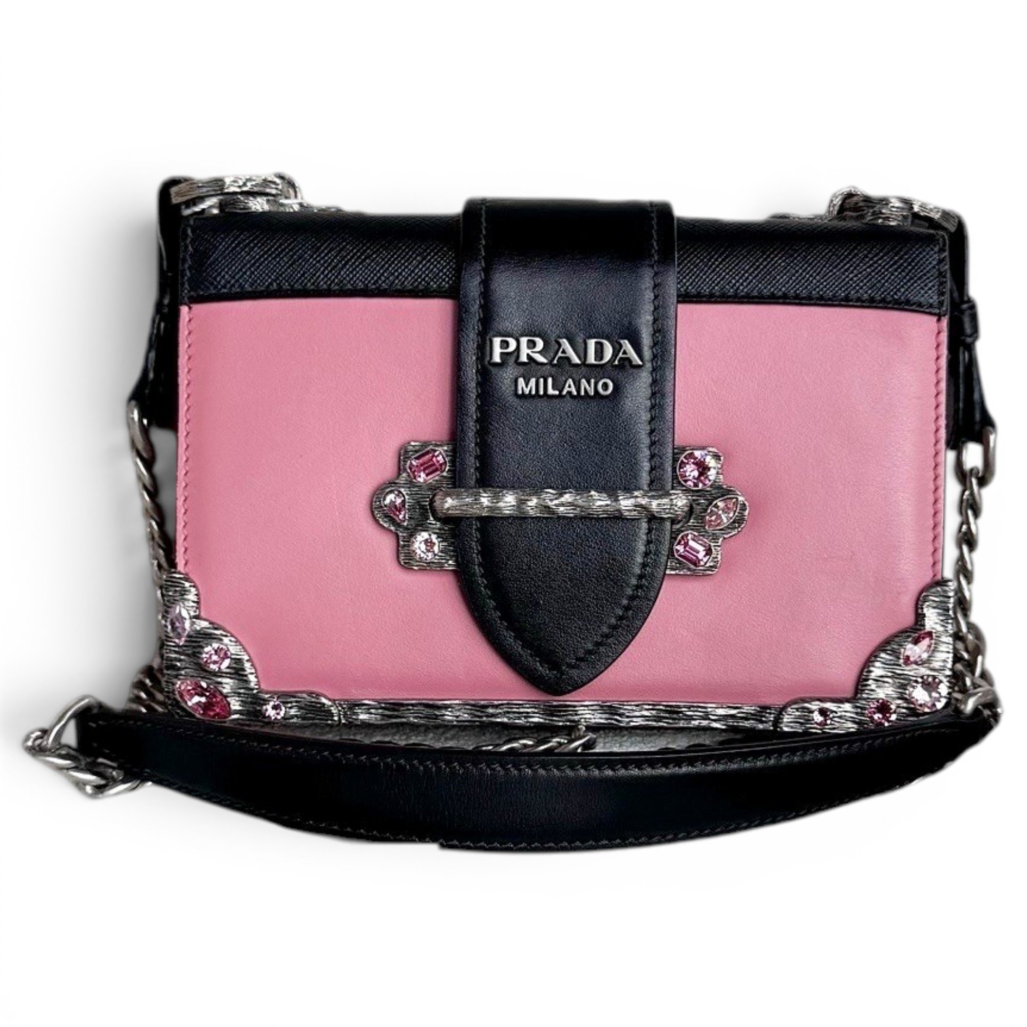 Cahier leather handbag