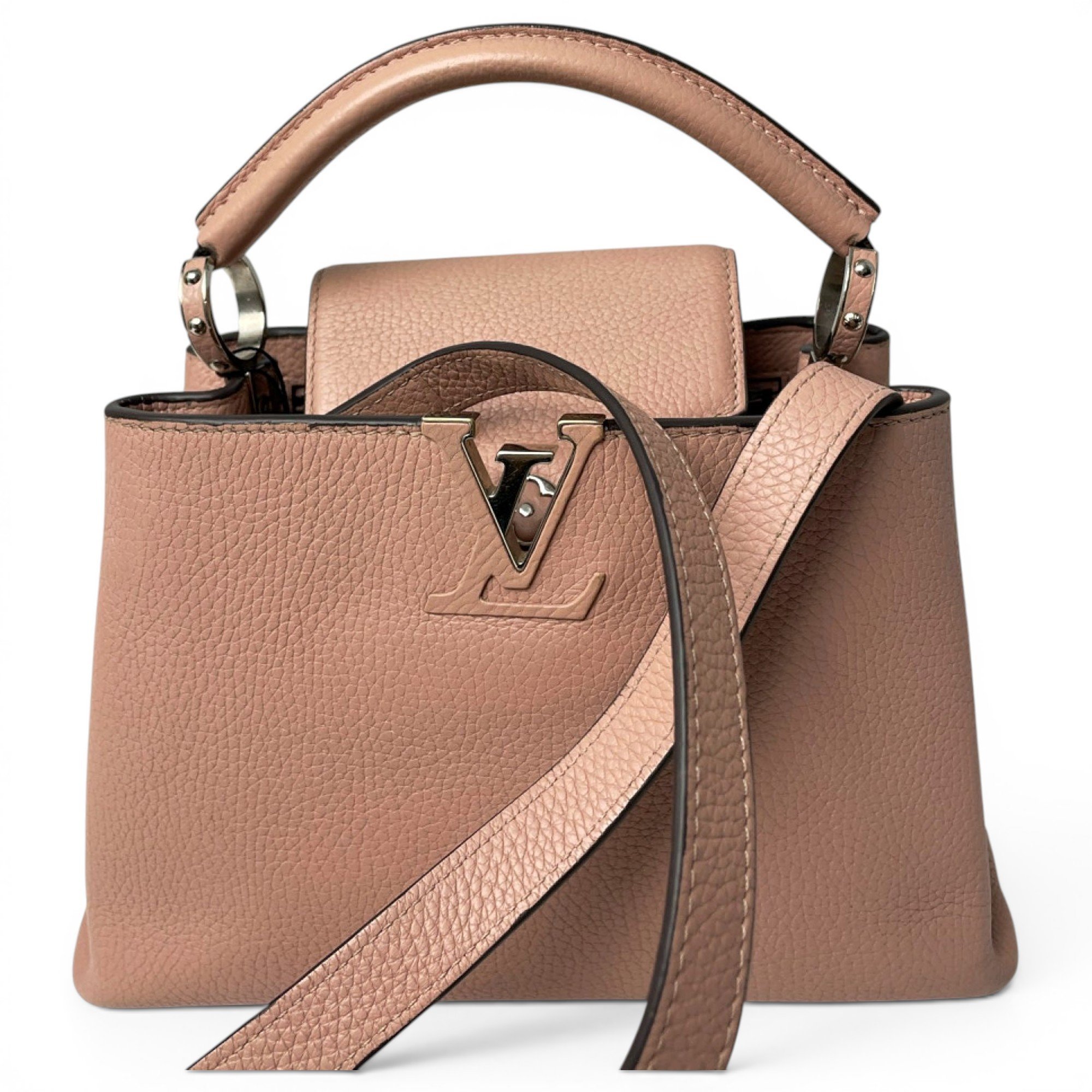 Capucines leather handbag