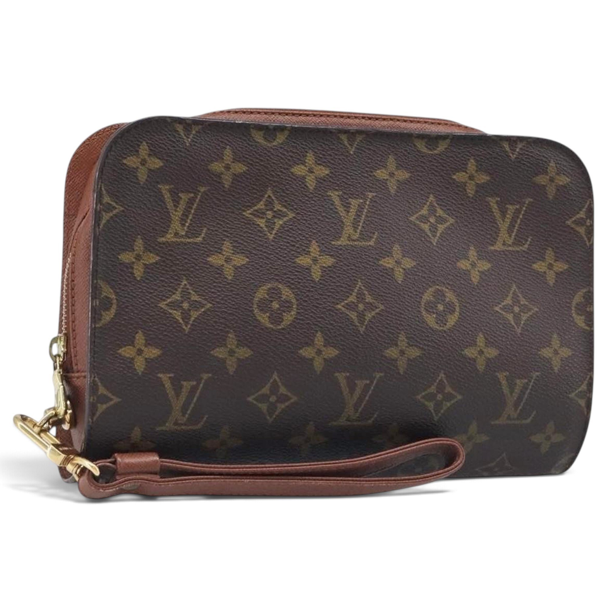 Orsay leather clutch bag