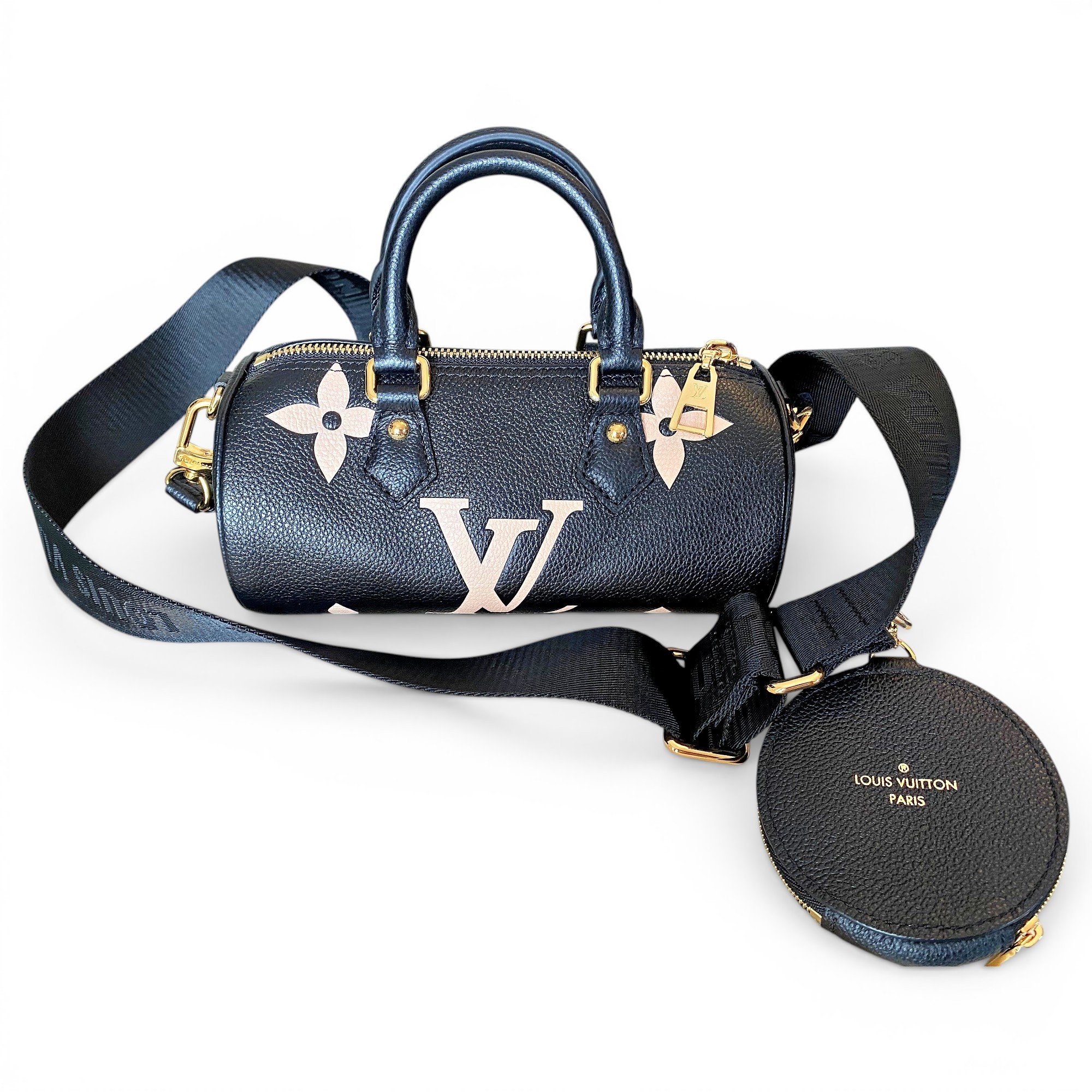 Papillon BB leather crossbody bag