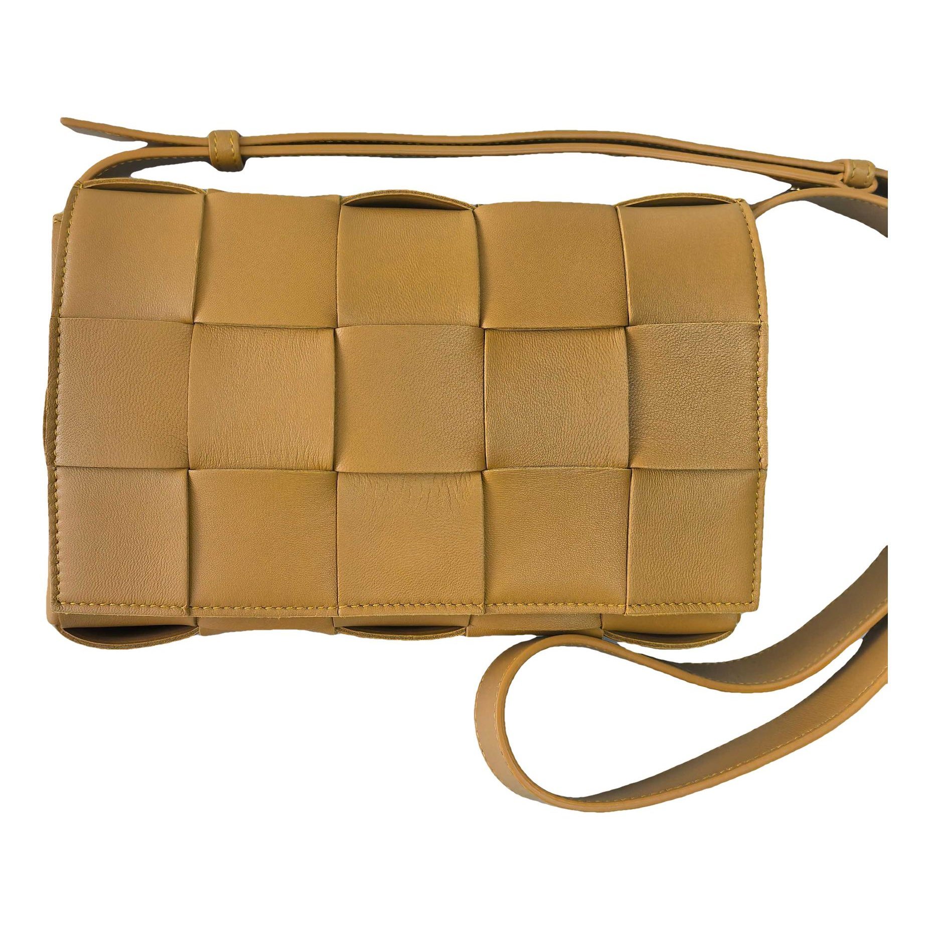 Cassette leather crossbody bag