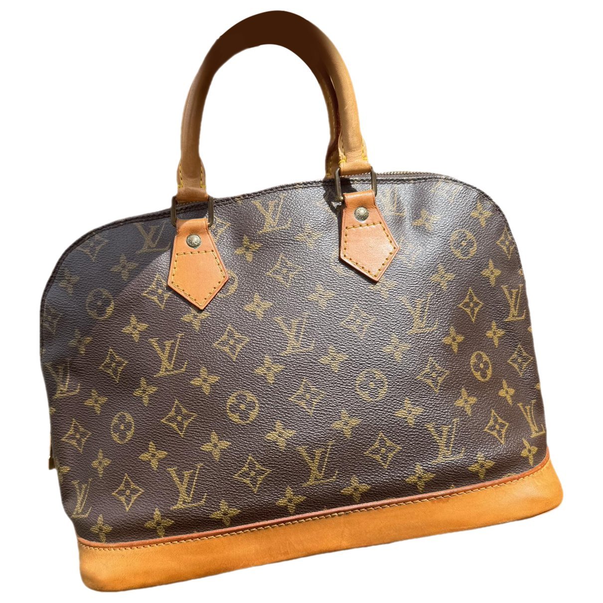 Alma leather handbag