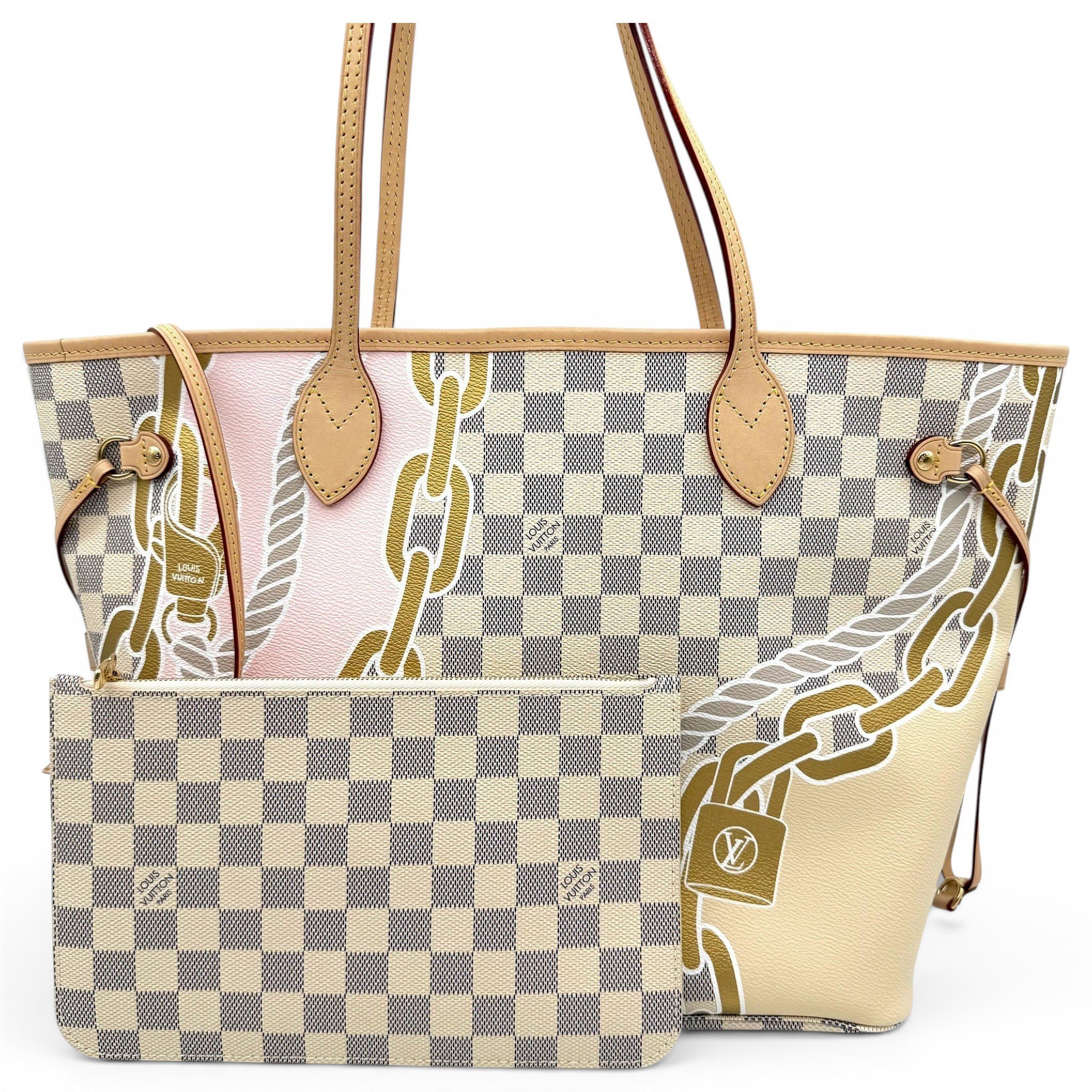 Neverfull leather tote