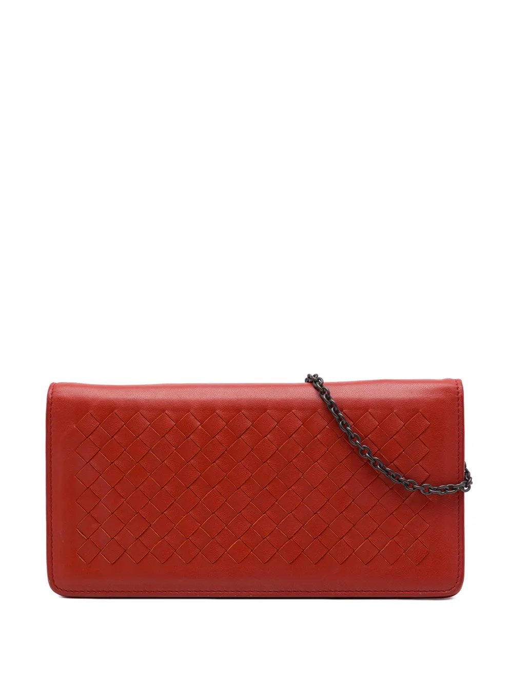 2012-2026 Nappa Intrecciato Continental Wallet on Chain crossbody bag
