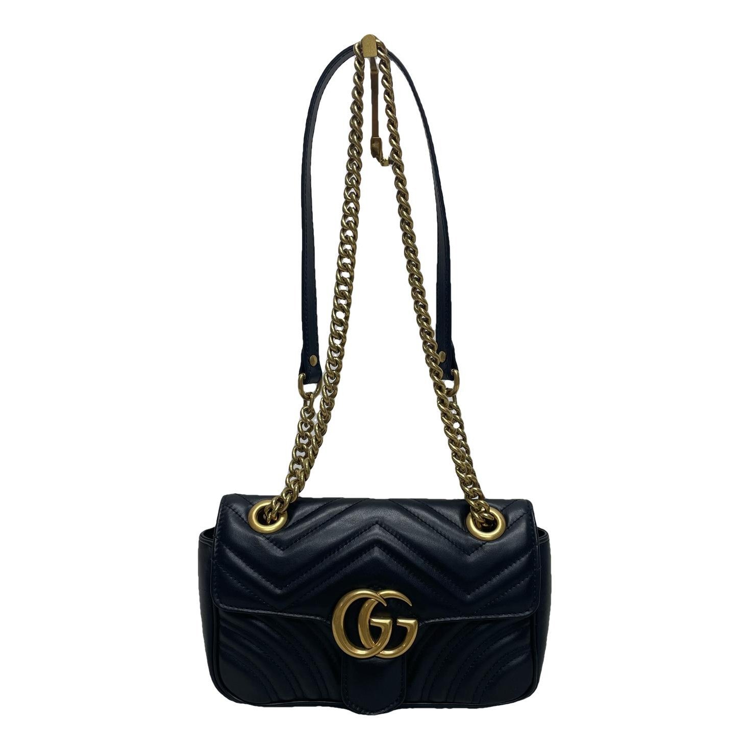 GG Marmont Flap leather handbag