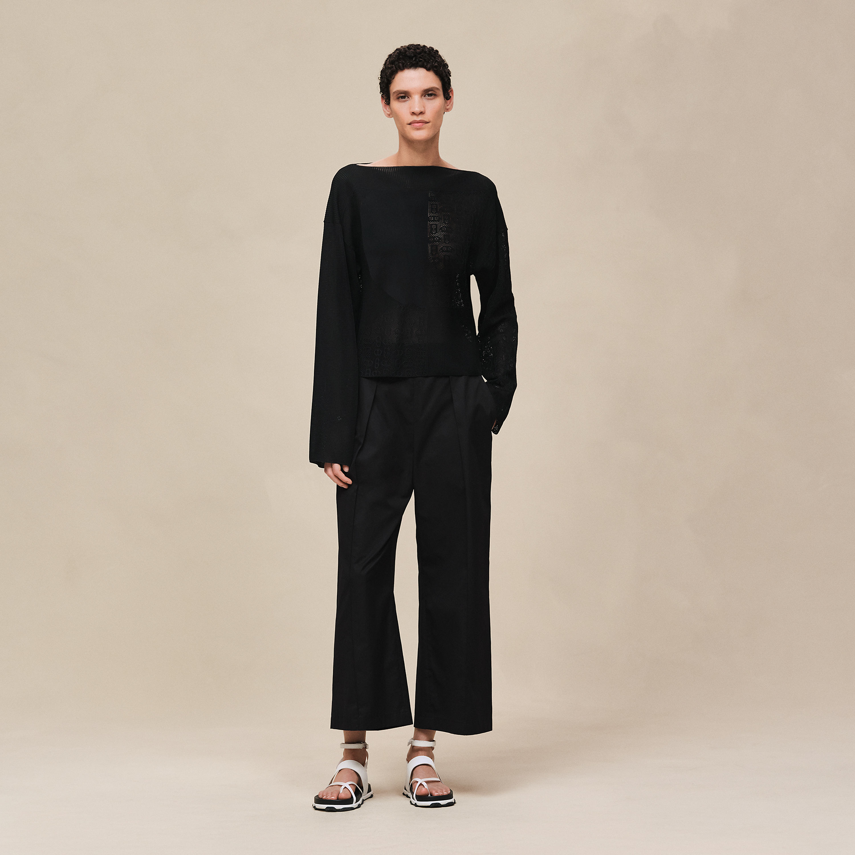 "Chaine d'Ancre" long-sleeve sweater