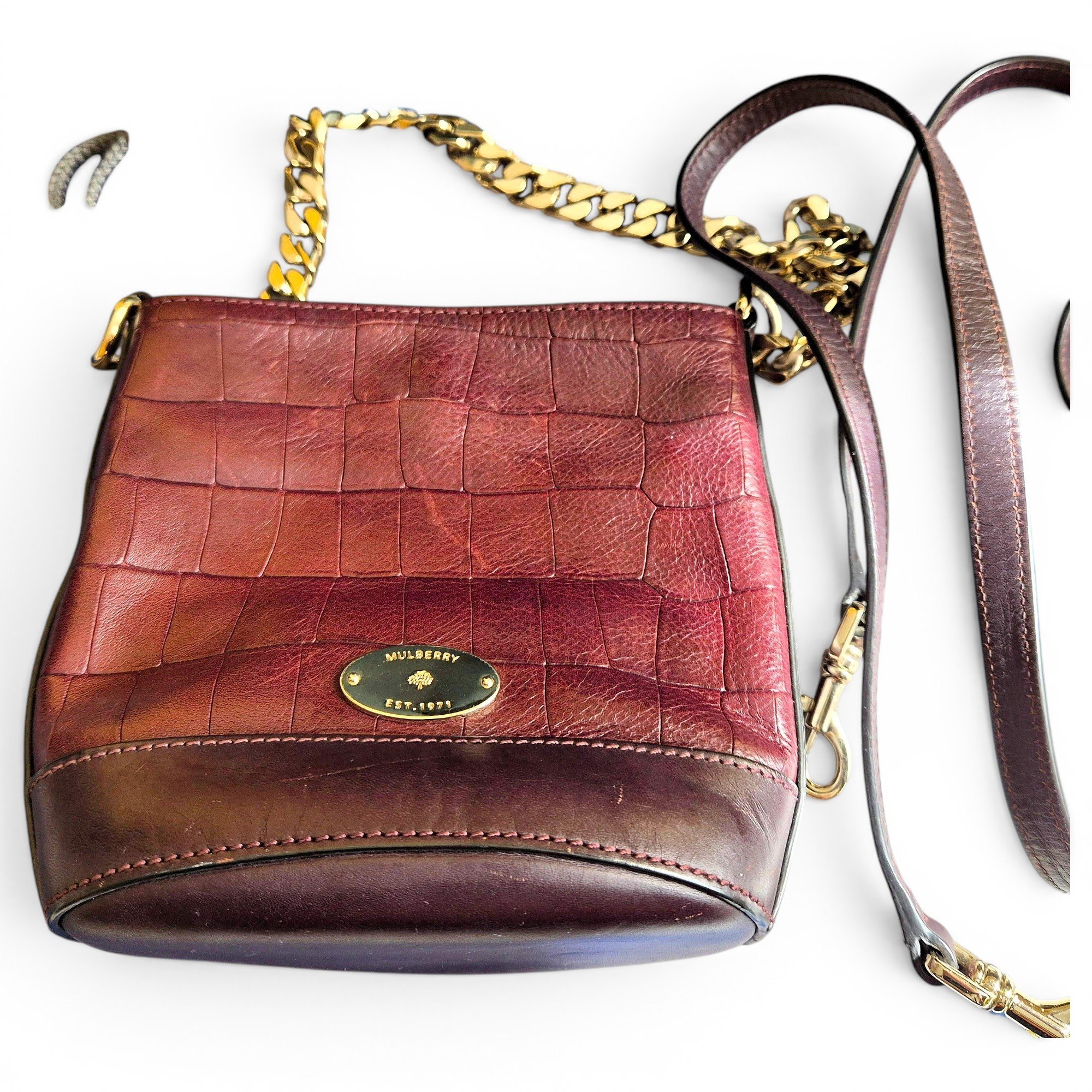Mulberry Jamie leather crossbody bag
