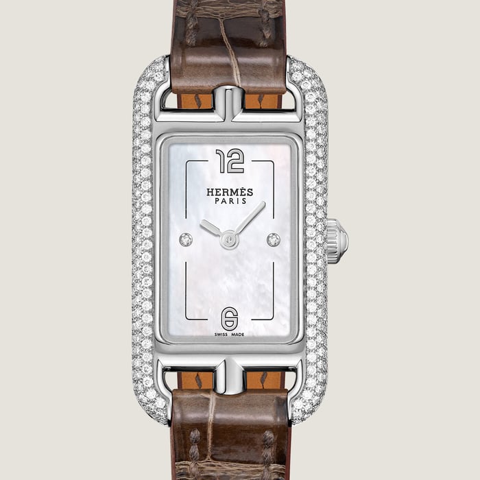 HERMES ナンタケット腕時計 Hermès 腕時計 《ナンタケット》 PM 29 mm ノーカラー | BagUSeek