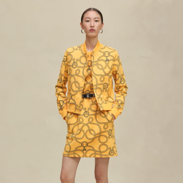 Jaune Mimosa "Palefroi Remix" Varsity Jacket