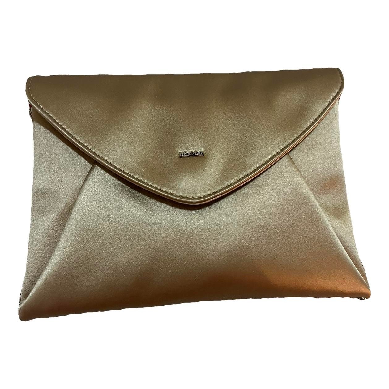 Silk clutch bag