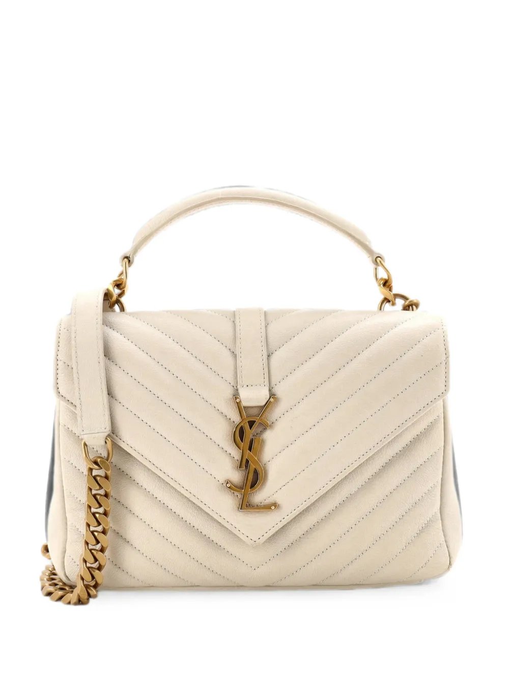 Classic Monogram College Bag Matelasse Chevron Leather Medium crossbody bag