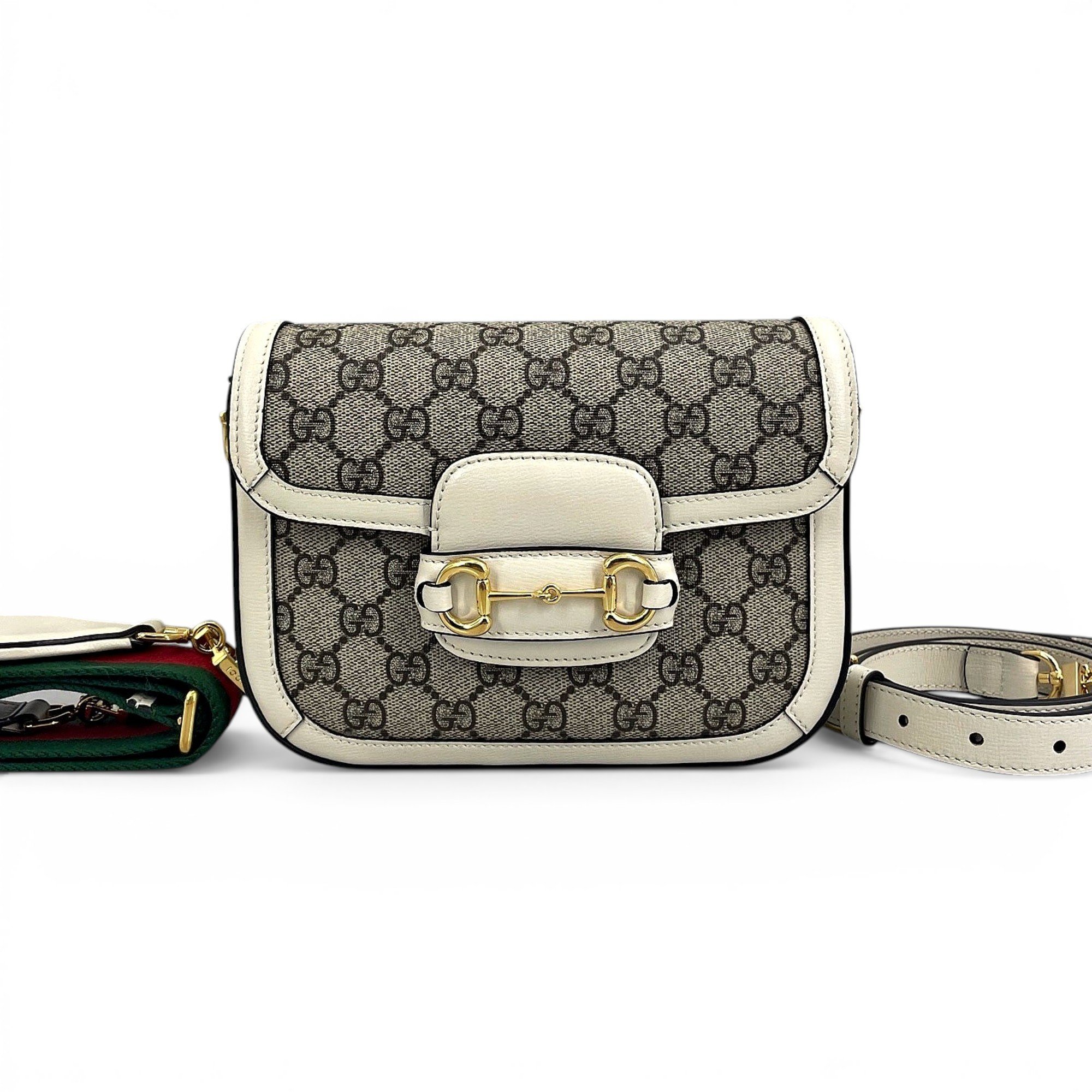 Horsebit 1955 Flap leather handbag