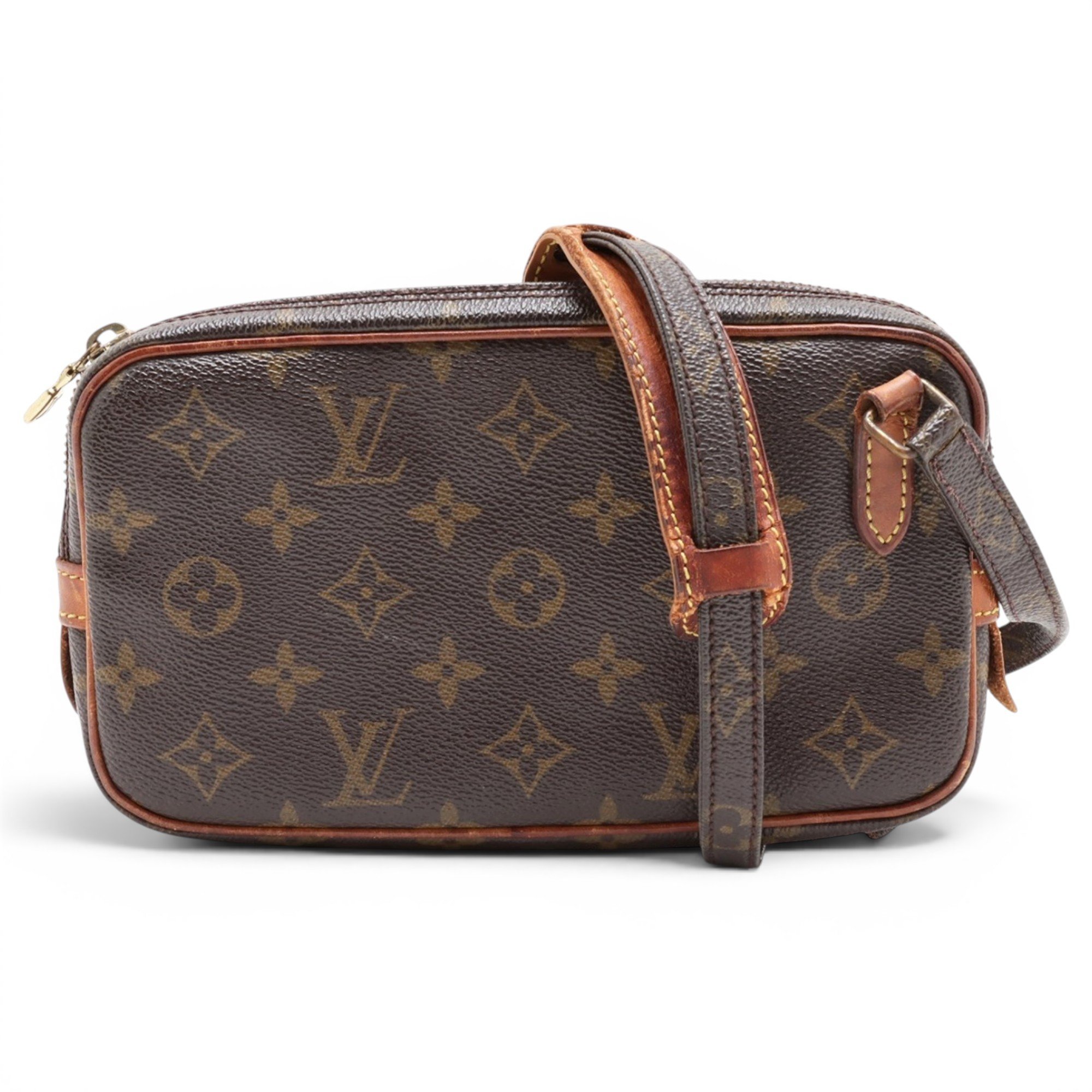 Marly vintage leather clutch bag