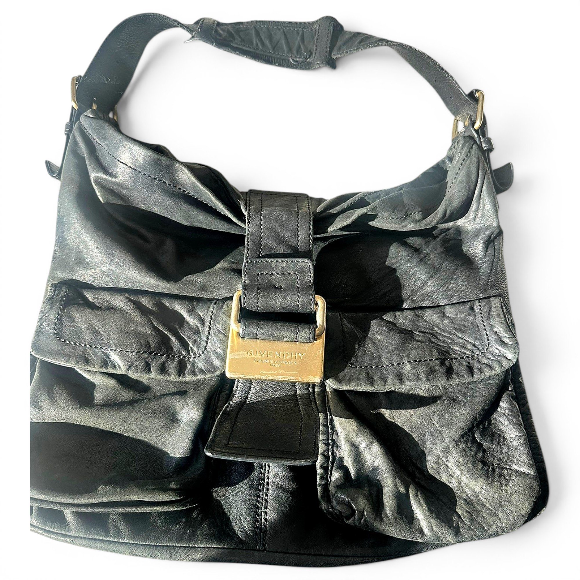 Leather handbag