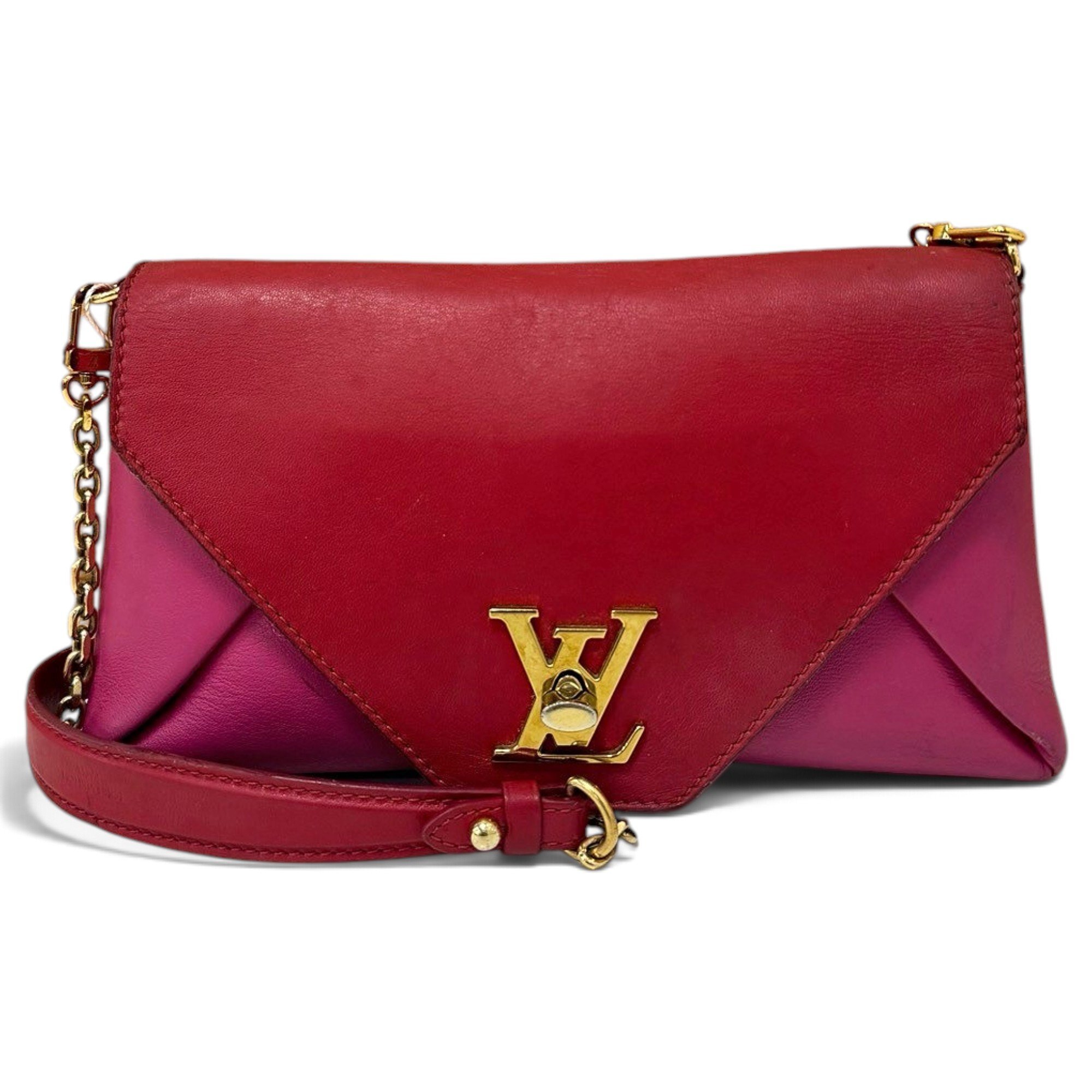 Twist leather handbag