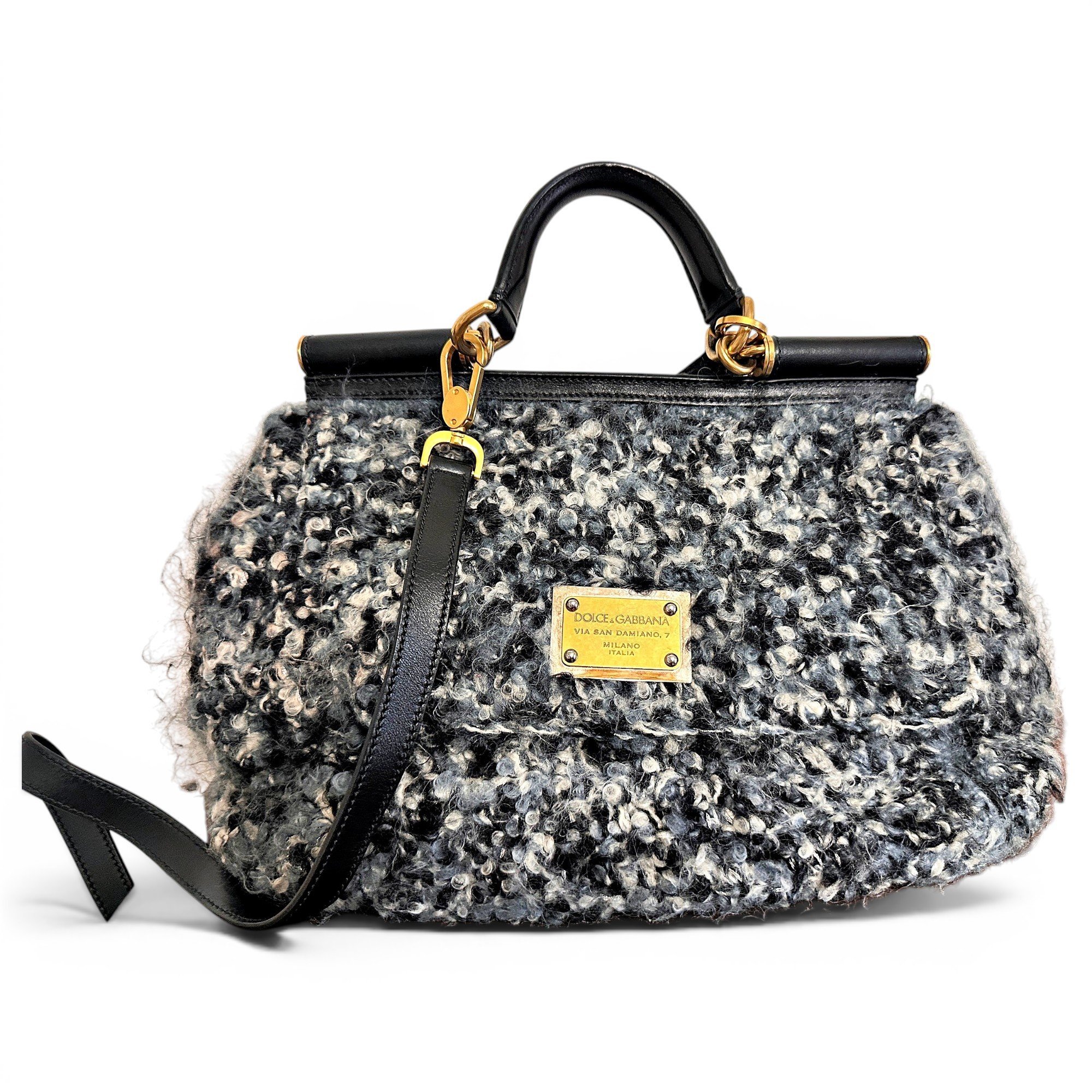 Sicily wool handbag