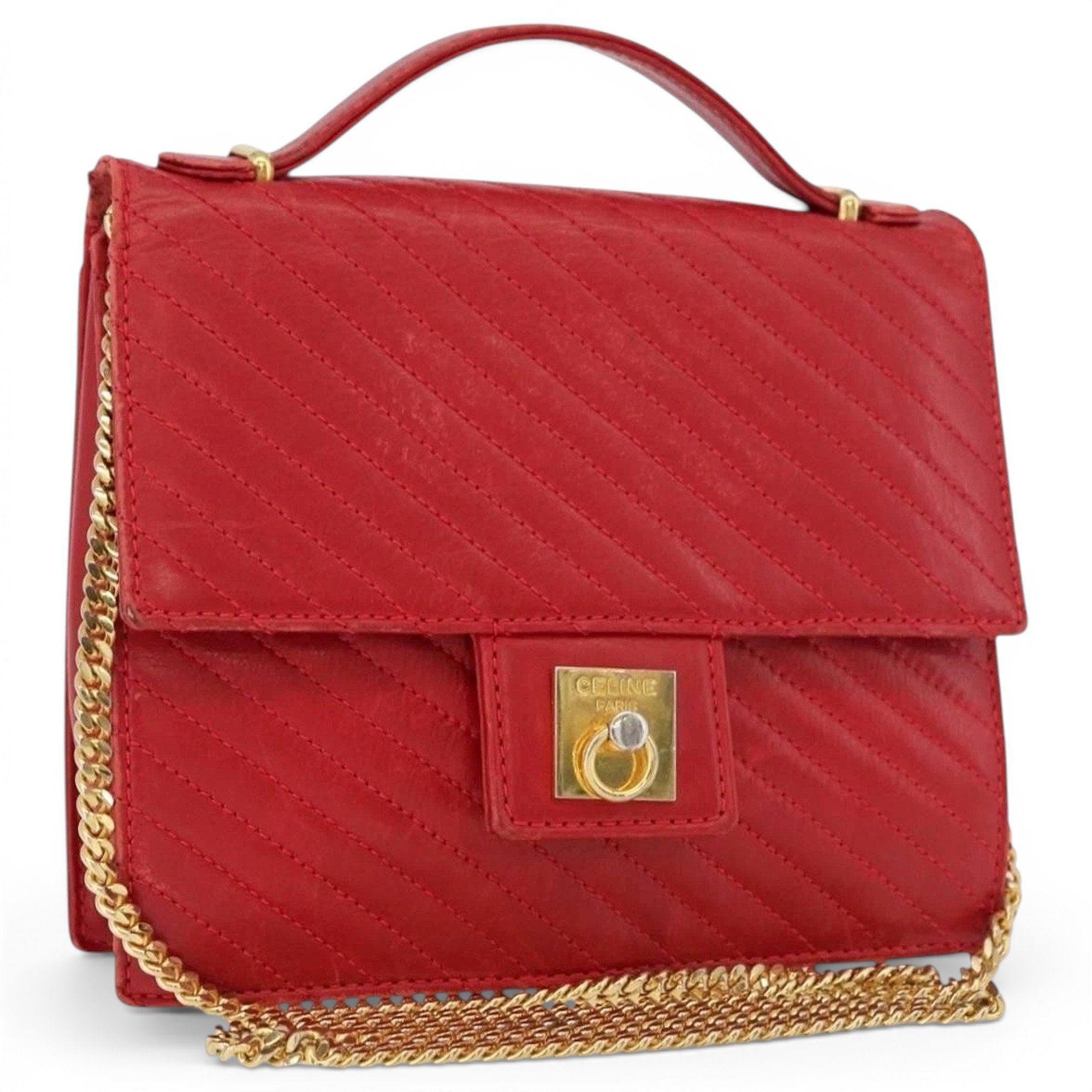 Leather handbag