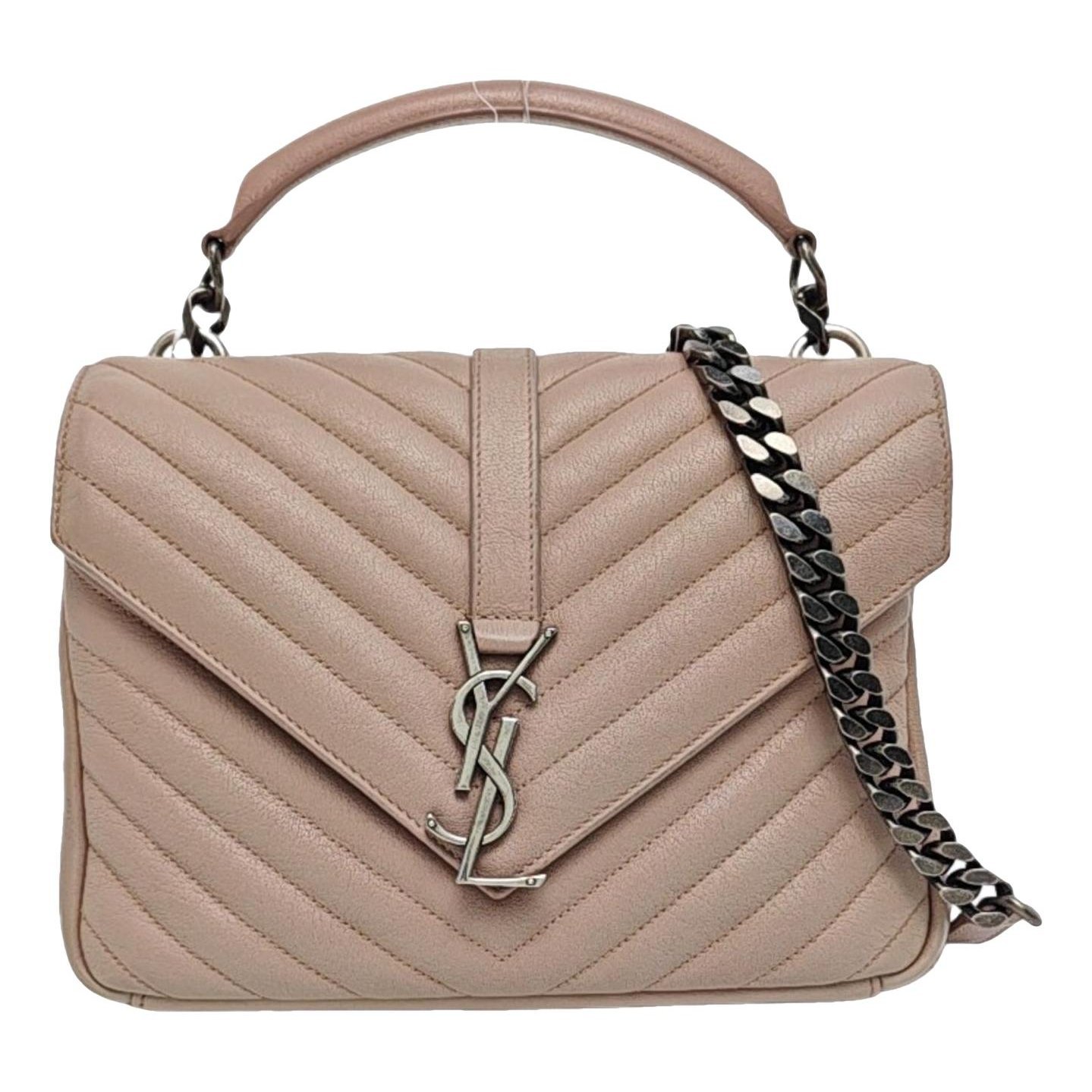Collége monogramme leather handbag