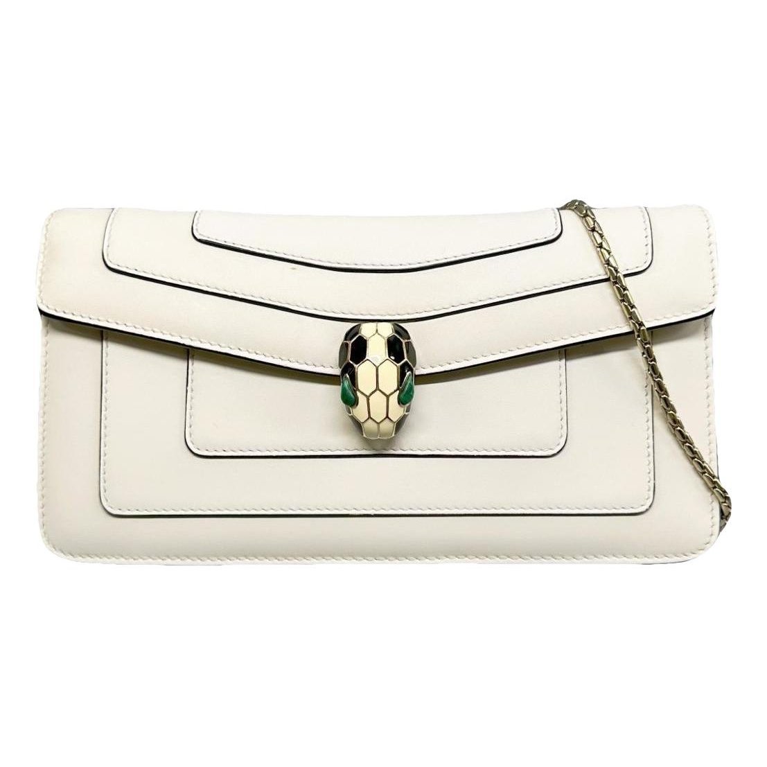Serpenti leather handbag