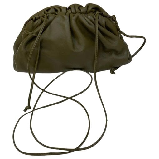 Pouch leather handbag