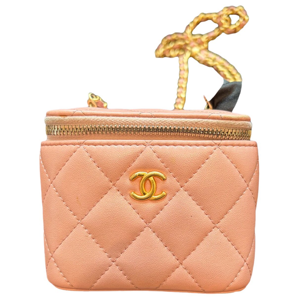 Trendy CC Vanity leather handbag