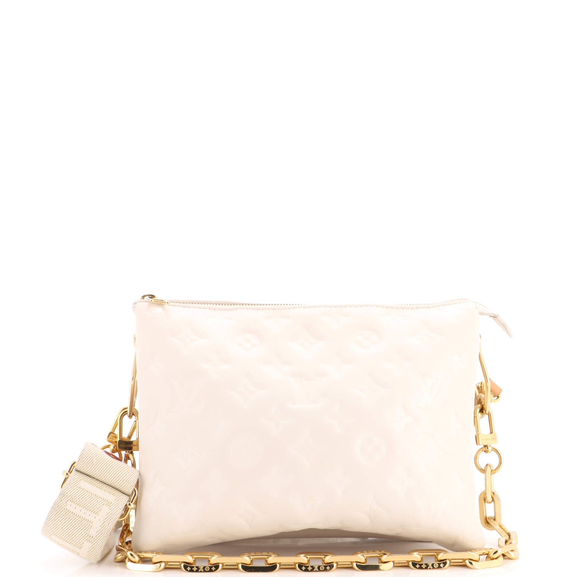 Coussin Bag Monogram Embossed Lambskin PM