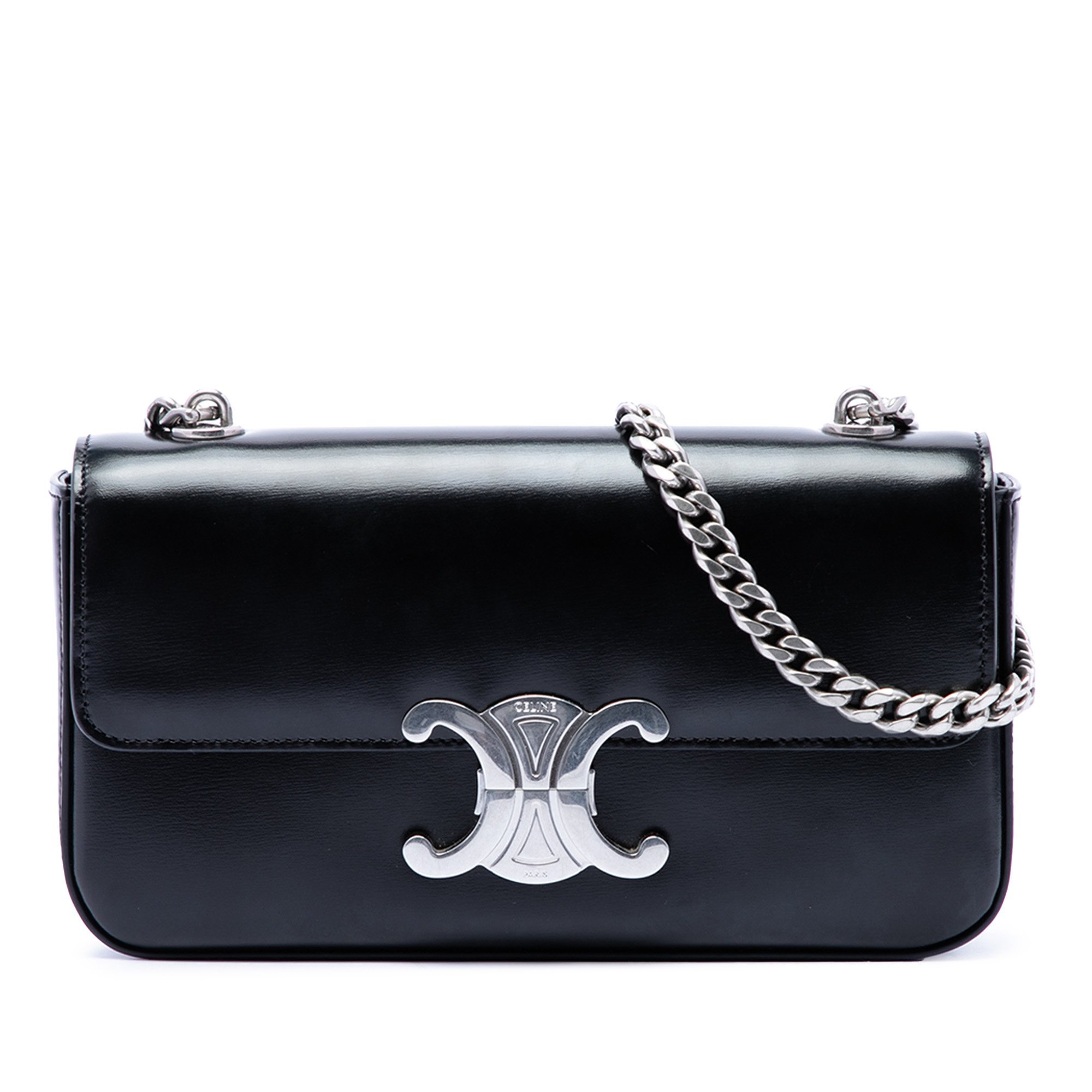Triomphe leather handbag