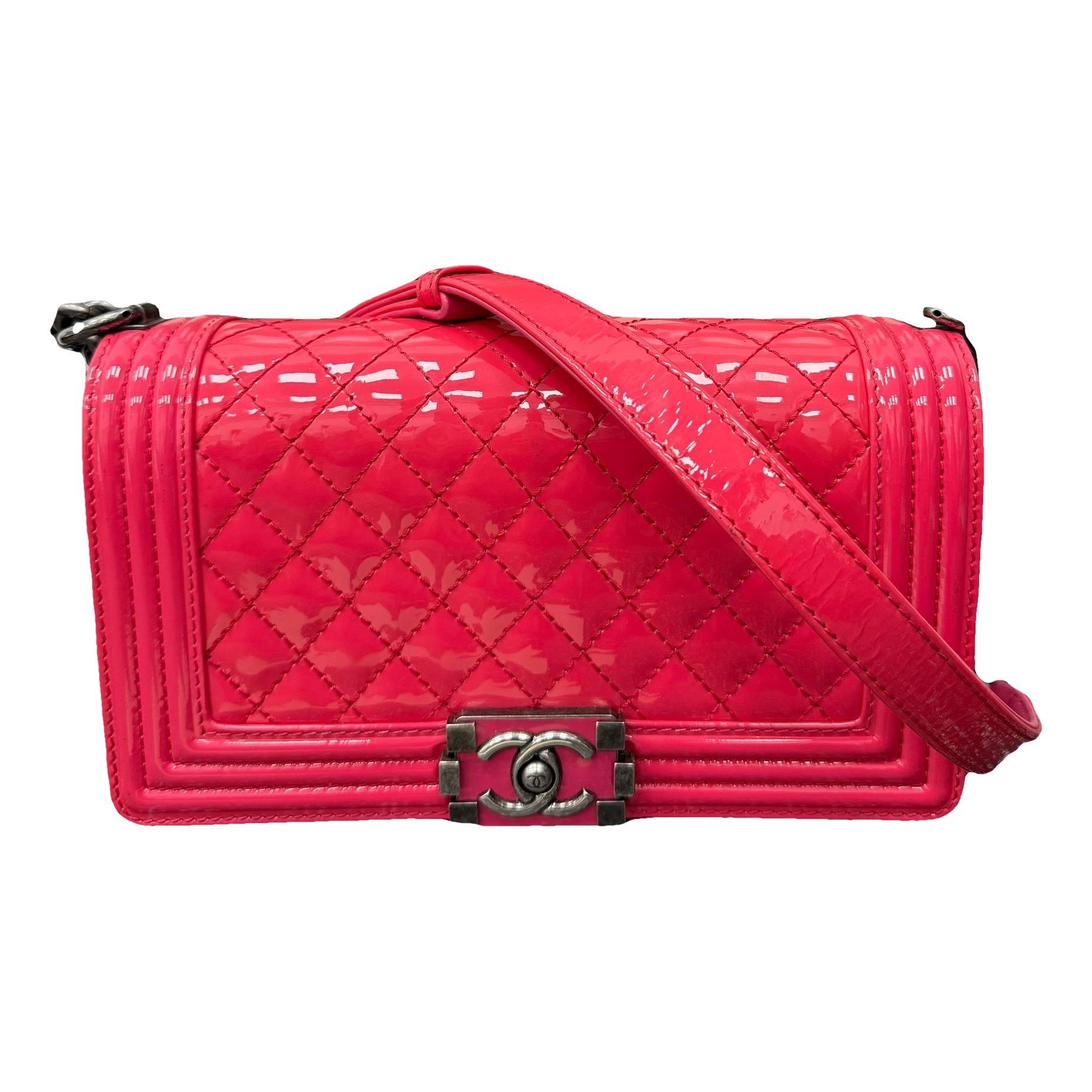 Boy patent leather handbag