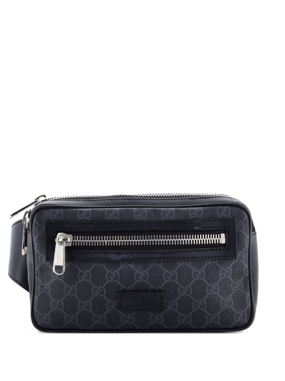 Soft Zip GG Coated Canvas Small belt bag