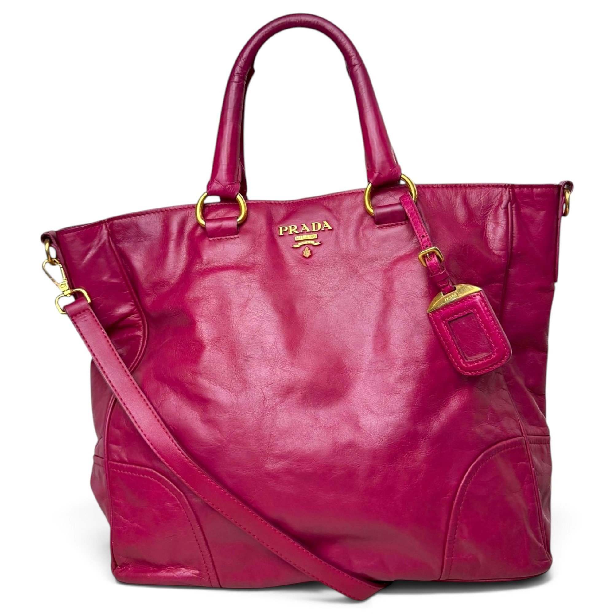 Leather handbag