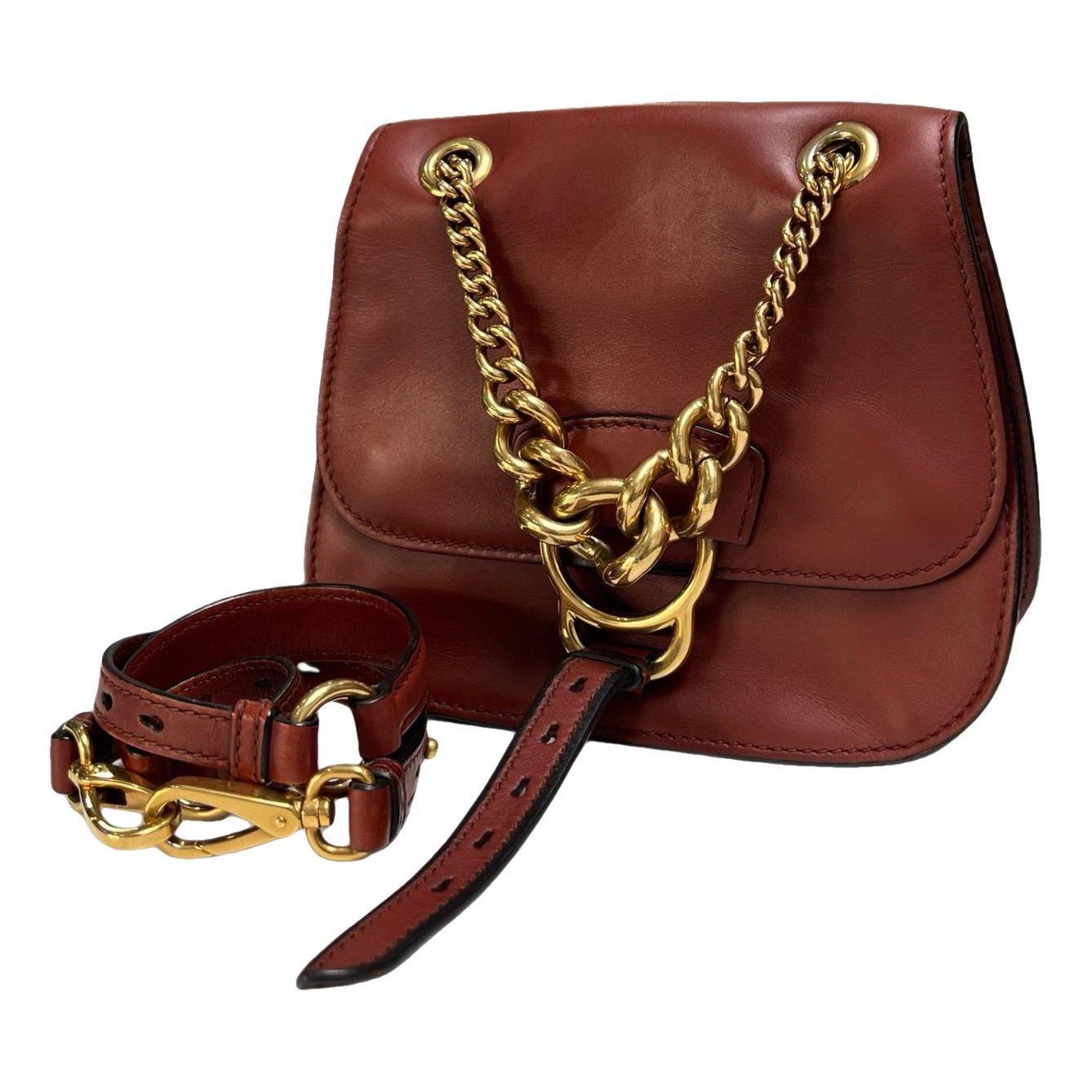 Dahlia leather handbag