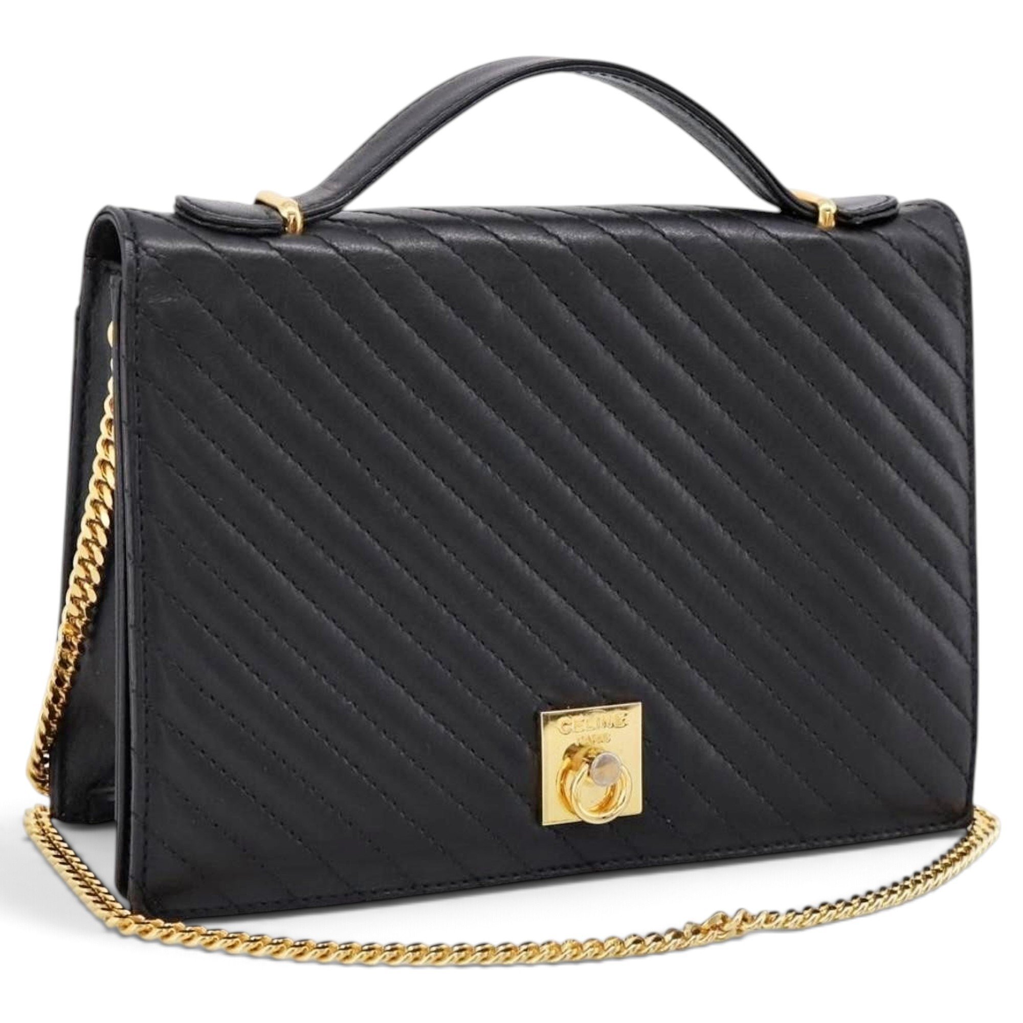 Leather handbag
